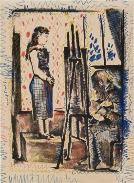 View 1 of Lot 163: La Pose Habillee