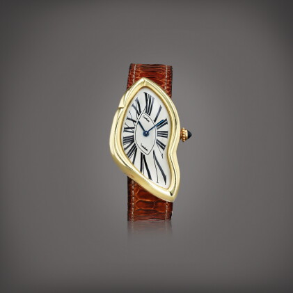 Catalog image of Crash A yellow gold wristwatch Made by Cartier London in 1989 | 卡地亞 | Crash 黃金腕…