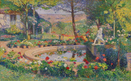 Catalog image of Le Bassin principal du parc de Marquayrol à Labastide-du-Vert