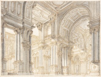 View 1 of Lot 156: An architectural fantasy of a Palace with vaulted porticos