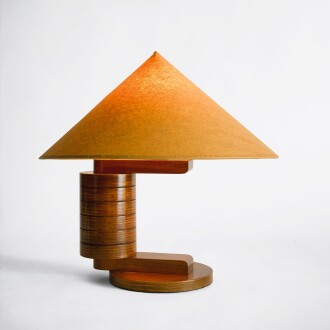 View 1 of Lot 73: “Rondins” Table Lamp