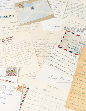 Catalog image of importante correspondance à violette leduc dévoilant leur amitié littéraire. 29…