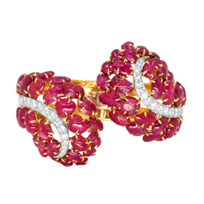 Ruby Cuff Bracelet