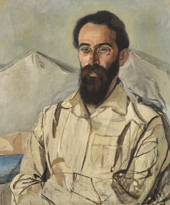 Catalog image of alexander yakovlevich golovin | portrait of friedrich eduardovich krimmer