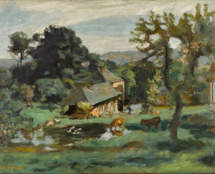 View 1 of Lot 417: Paysage or La Ferme