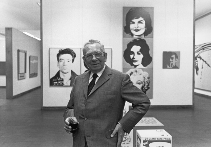 Karl Stroeher in Hamburg Andy Warhol