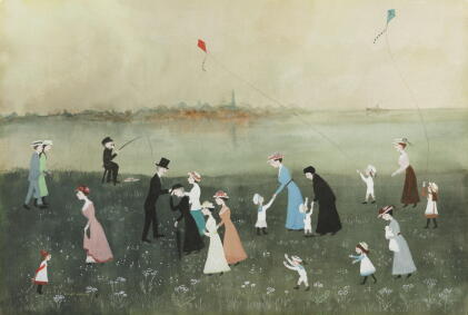 Catalog image of helen bradley | we went to lytham for our afternoon walk