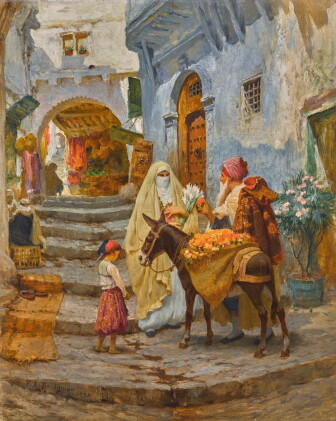 Catalog image of frederick arthur bridgman | the orange seller