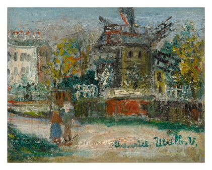 Catalog image of maurice utrillo | moulin de la galette