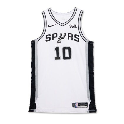 Jeremy Sochan San Antonio Spurs 2023-2024 Game Issued Association Edition Jersey
