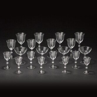 View 1 of Lot 81: A Lalique 'Beaugency' pattern part table service, modern