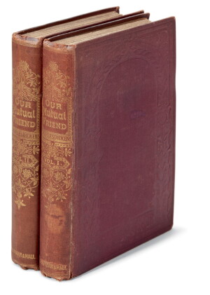 Catalog image of dickens, our mutual friend, 1865, first book edition