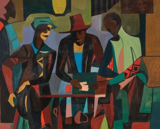 View 1 of Lot 62: Untitled (Card Players)