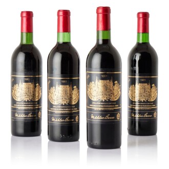 View 1 of Lot 8928: Château Palmer 1961 (4 BT)