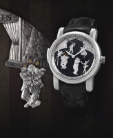 2289. A FINE AND FASCINATING LIMITED EDITION PLATINUM MINUTE REP