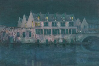 View 1 of Lot 529: La nuit à Bruges
