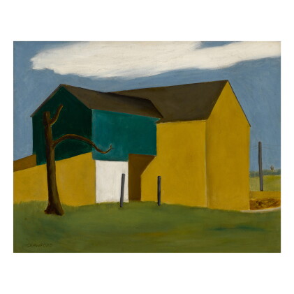 Catalog image of ralston crawford | barn, exton, pennsylvania