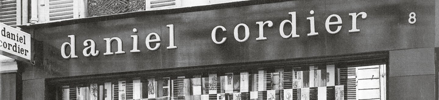 Daniel Cordier's Art Gallery on rue de Duras, Paris