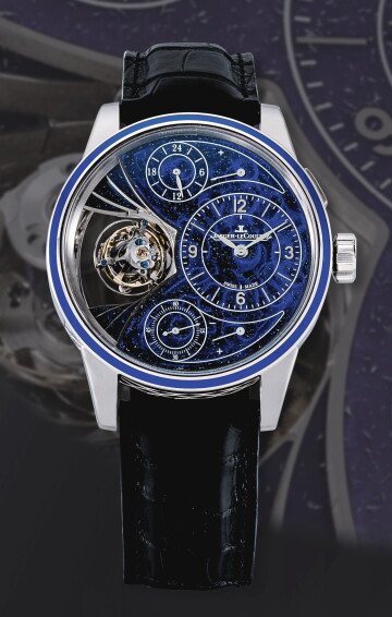 AN EXQUISITE LIMITED EDITION WHITE GOLD DUAL TIME ZONE SPHEROTOU