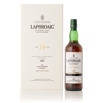 View 1 of Lot 6088: Laphroaig 34 Year Old The Ian Hunter Story Book 4: Malt Master 46.2 abv 1987 (1 BT70)