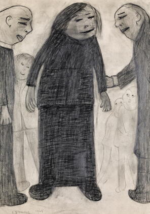 Catalog image of laurence stephen lowry, r.a. | group of six figures