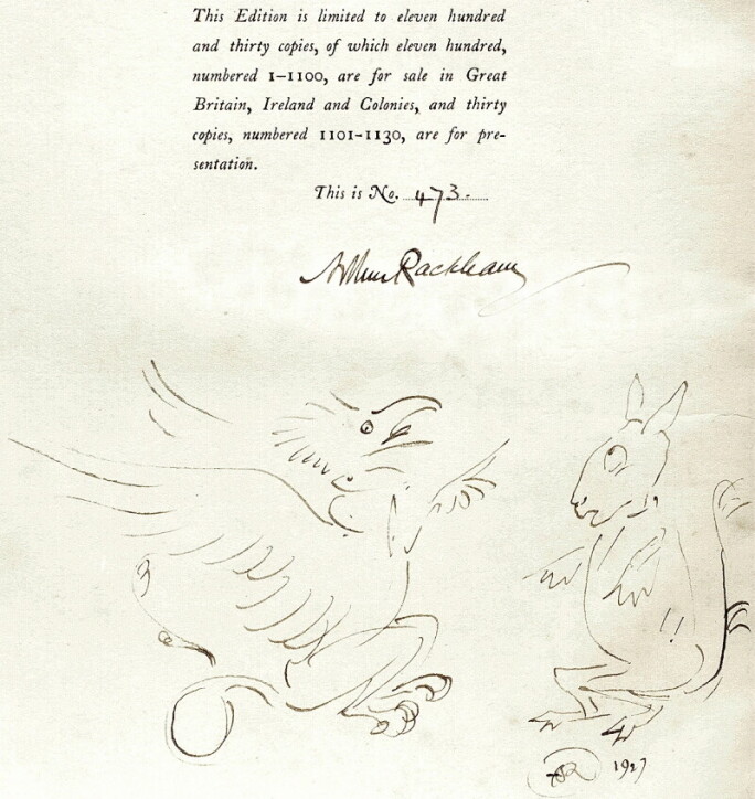 Signed Alice's Adventures in Wonderland