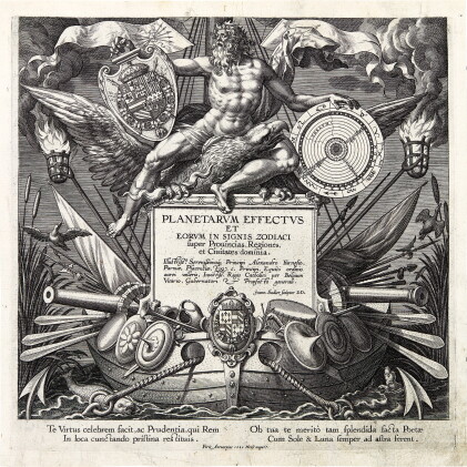 Catalog image of jan sadeler i | the seven planets (planetarum effectus et eorum in signis zodia…