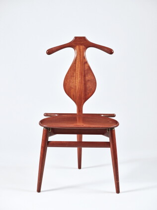 Catalog image of Hans Wegner, "Valet" Chair, Model No. JH540