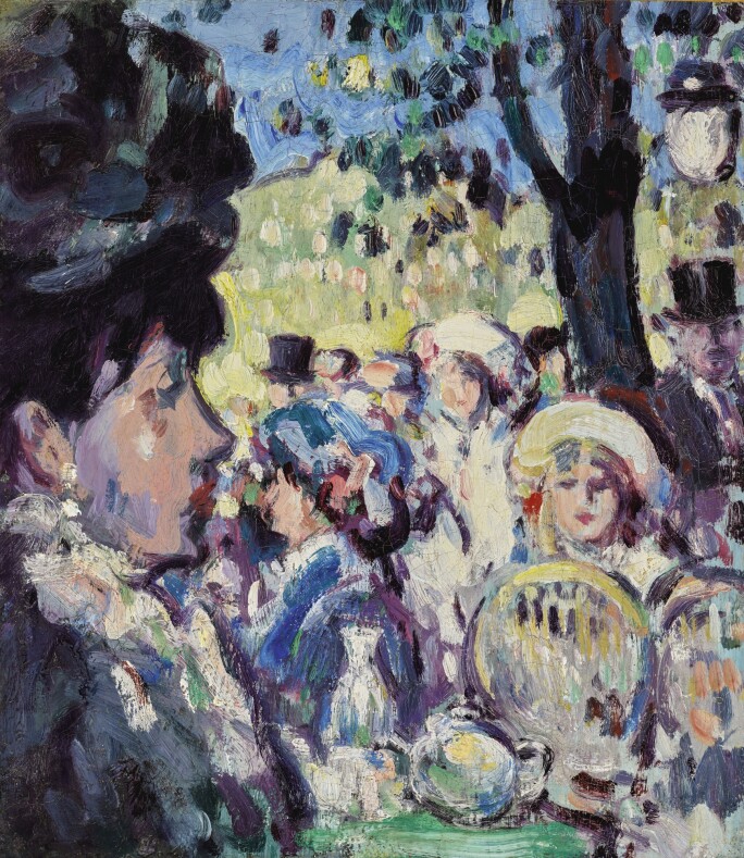John Duncan Fergusson, The Open Air Fête, Armenonville. Estimate £200,000-300,000.