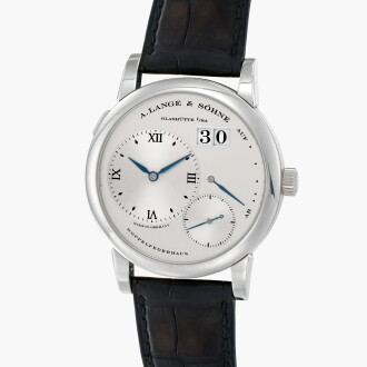 View 1 of Lot 75: Lange 1 'Stainless Steel', Reference 101.026 | A stainless steel wristwatch with date and power reserve indication | Circa 1996