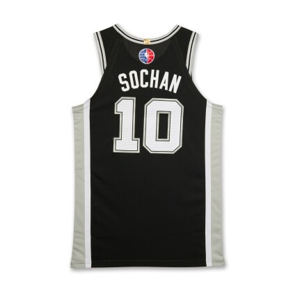 Jeremy Sochan ‘2025 Paris Games’ San Antonio Spurs 2024-2025 Game Worn Icon Edition Jersey