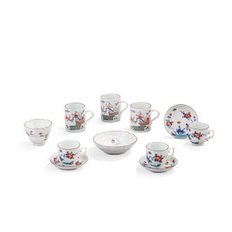 View 1 of Lot 567: A group of Meissen porcelain Kakiemon wares, circa 1735-40