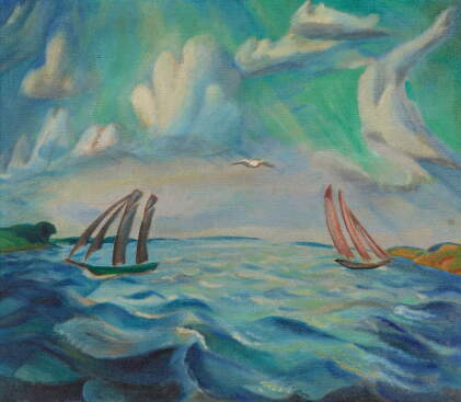 Catalog image of Segelschiffe (Auf der Flensburger Förde) (Sailing Ships (On the Flensburg Fjord))