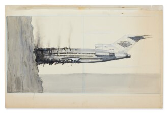 View 1 of Lot 38: Original concept art for the Beastie Boys "Licensed to Ill" album cover, [1986]