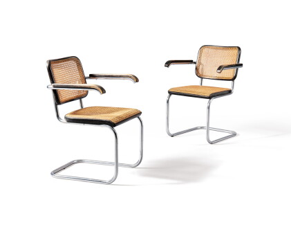 Catalog image of pair of armchairs, model b 64, 1928