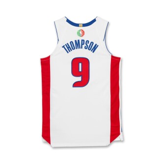 View 1 of Lot 10: Ausar Thompson ‘Mexico City Game’ Detroit Pistons 2025-2026 Game Worn Association Edition Jersey