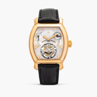 View 1 of Lot 111: Malte Tourbillon, Reference 30066/000R-8816 | A pink gold tourbillon wristwatch with date and power reserve indication, Circa 2003