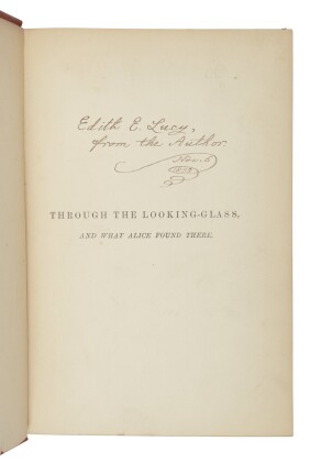 View 1 of Lot 107: Dodgson, Charles Lutwidge ("Lewis Carroll") | Presentation copy