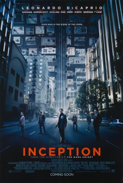 View 1 of Lot 249: Inception (2010) Poster, US, Advance, Signed by Leonardo DiCaprio, Tom Hardy and Elliot Page (formerly Ellen Page)