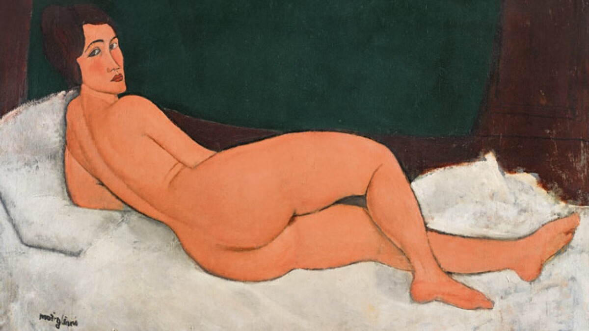 Amedeo Modigliani, Nude, 1917, private collection