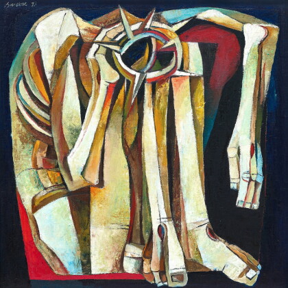 Catalog image of Ang Kiukok 洪救國 | Pieta "Crown of Thorns" 聖母憐子圖 “荊棘冠”