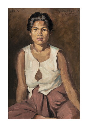 Catalog image of georges barriere | portrait of a cambodian woman