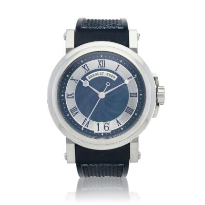 Catalog image of Reference 5817 Marine A stainless steel automatic wristwatch with date, Circa 2008