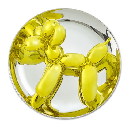 Catalog image of balloon dog (yellow) | 小狗氣球（黃色）