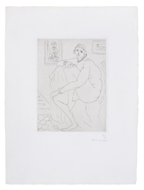 View 1 of Lot 86: Nu assis dans l'atelier