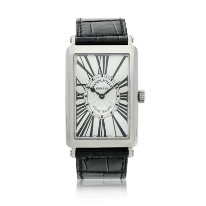 Catalog image of Reference 1000 QZ Long Island A stainless steel rectangular wristwatch, Circa 2006