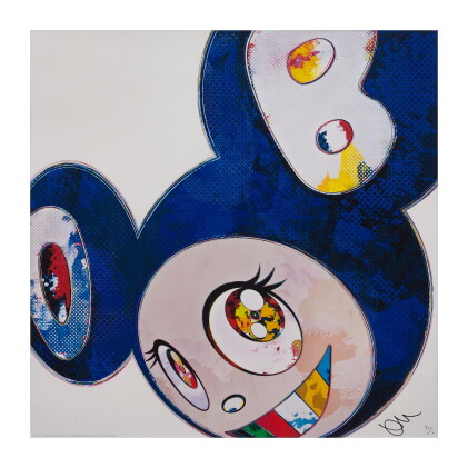 Catalog image of takashi murakami 村上隆 | and then (blue: the superflat method) 接著（藍:超扁平技巧）