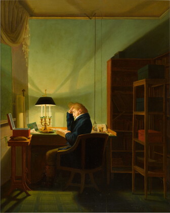 Catalog image of Reading by Lamplight
