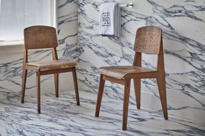 Catalog image of Pair of "Tout Bois" Chairs