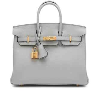 View 1 of Lot 76: Gris Pantin Togo Birkin 25 Gold Hardware, 2025